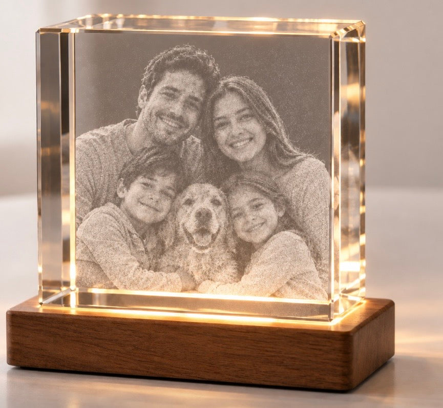 Bloqueo de cristal 3D personalizado