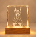 Cristal 3D Cuadrado Personalizado